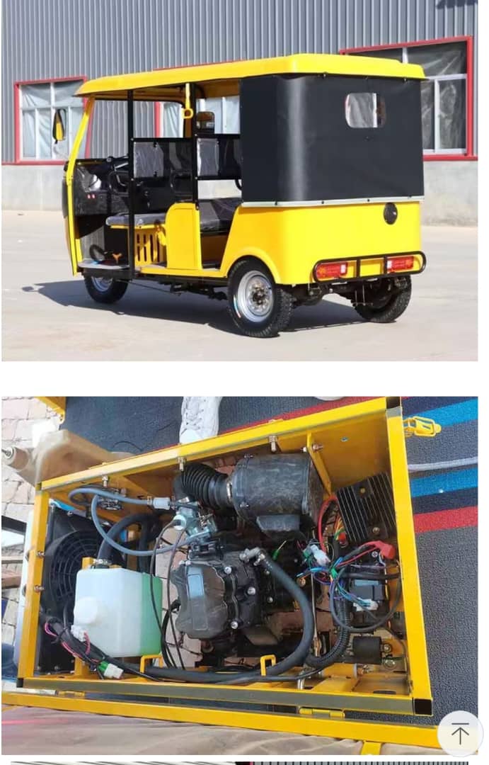 DB 200cc Keke Napep Gasoline Tricycle - Water-Cooled Engine | 6-Passenger Capacity | 28L Fuel Tank | Nigeria Market - Image 2