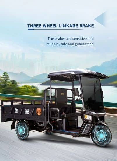 Jinpeng C-HA180QP Electric Cargo Tricycle - 1500W Motor | 1000kg Capacity | 90km Range | Nigeria Market - Image 5